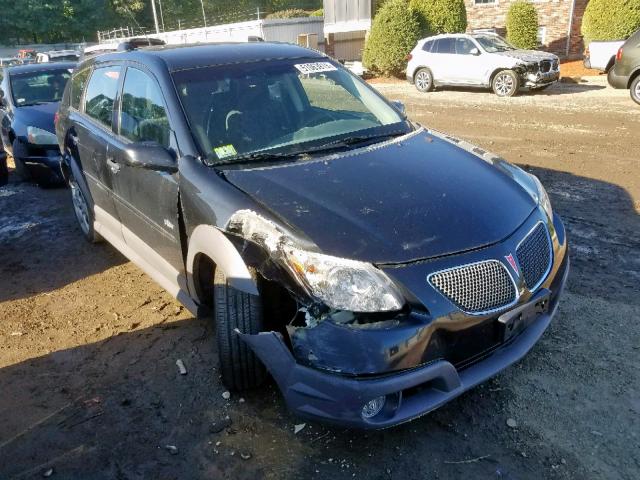 5Y2SL65858Z404954 - 2008 PONTIAC VIBE BLACK photo 1