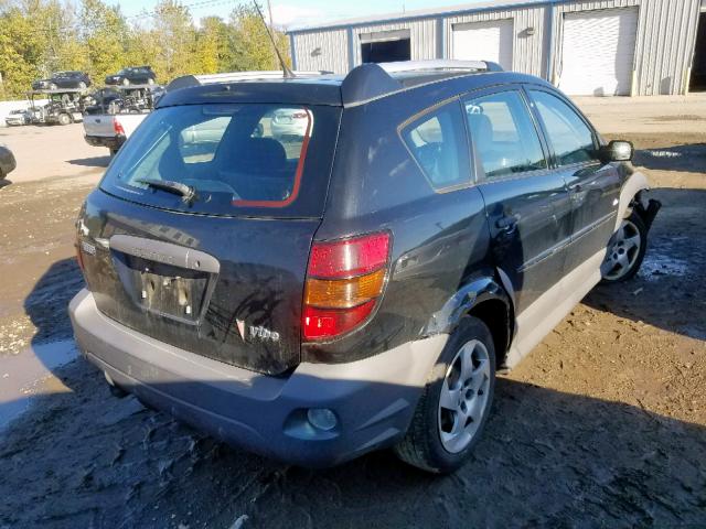 5Y2SL65858Z404954 - 2008 PONTIAC VIBE BLACK photo 4