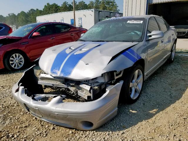 1G2WR52143F155451 - 2003 PONTIAC GRAND PRIX SILVER photo 2