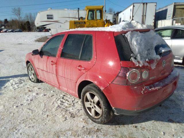 9BWEL41J584012845 - 2008 VOLKSWAGEN CITY GOLF RED photo 3