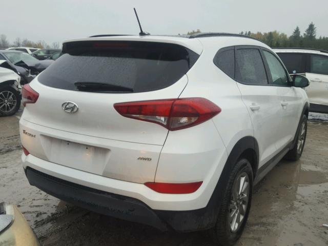 KM8J3CA4XHU508894 - 2017 HYUNDAI TUCSON LIM WHITE photo 4