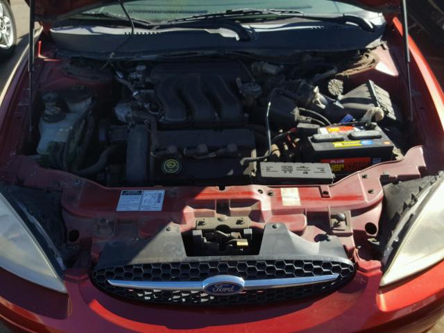 1FAFP55S2YG284804 - 2000 FORD TAURUS SES RED photo 7
