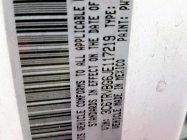 3C6TRVBG6JE117219 - 2018 RAM PROMASTER 白色 照片 10