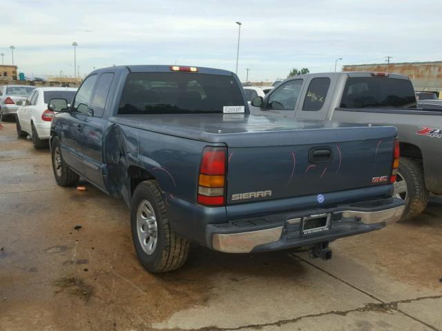 1GTEC19V66Z231734 - 2006 GMC NEW SIERRA BLUE photo 3