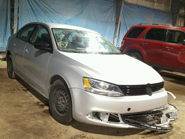 3VW2K7AJ0DM308501 - 2013 VOLKSWAGEN JETTA BASE SILVER photo 1