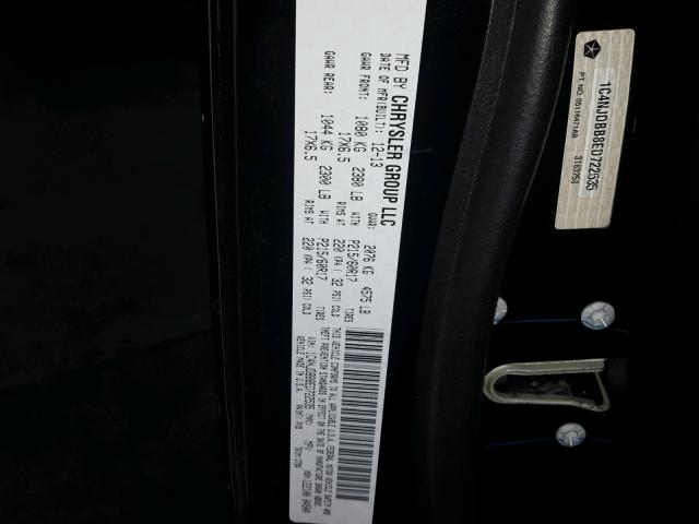 1C4NJDBB8ED722535 - 2014 JEEP COMPASS SP 黑色 照片 10