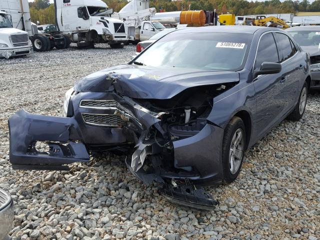 1G11B5SA0DF160263 - 2013 CHEVROLET MALIBU LS BLUE photo 2