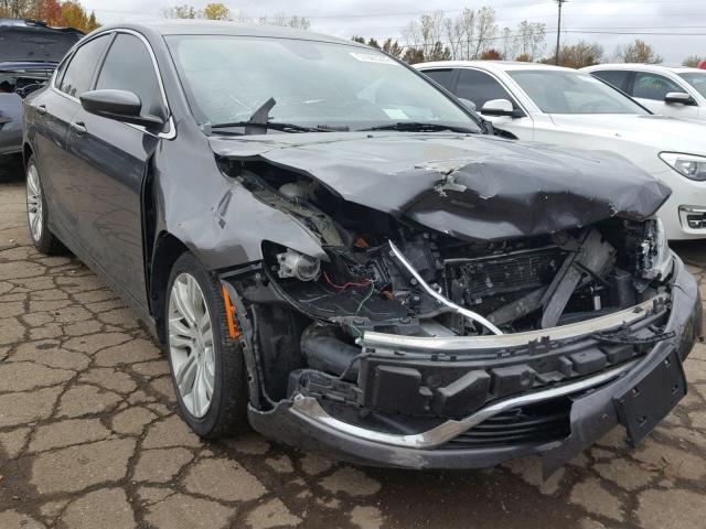 1C3CCCAG0FN510785 - 2015 CHRYSLER 200 LIMITE GRAY photo 1