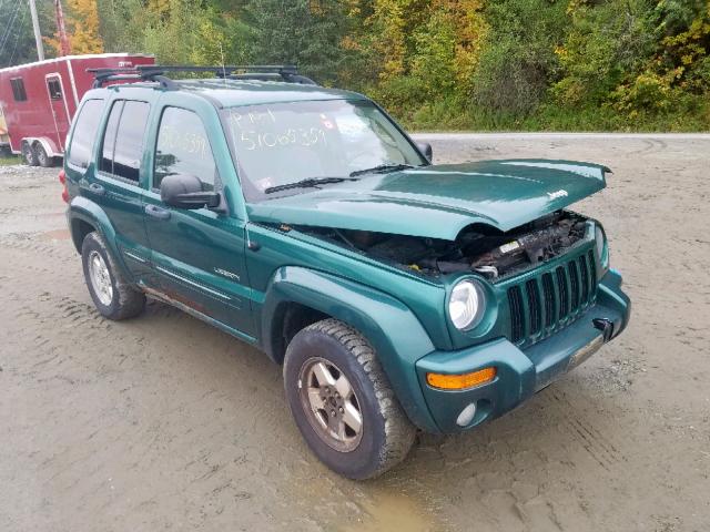 1J4GL58K84W123468 - 2004 JEEP LIBERTY LI GREEN photo 1