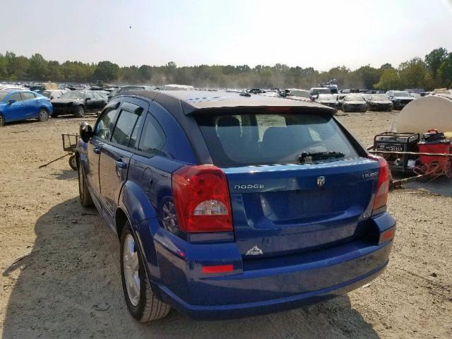 1B3HB48A79D213200 - 2009 DODGE CALIBER SX BLUE photo 3