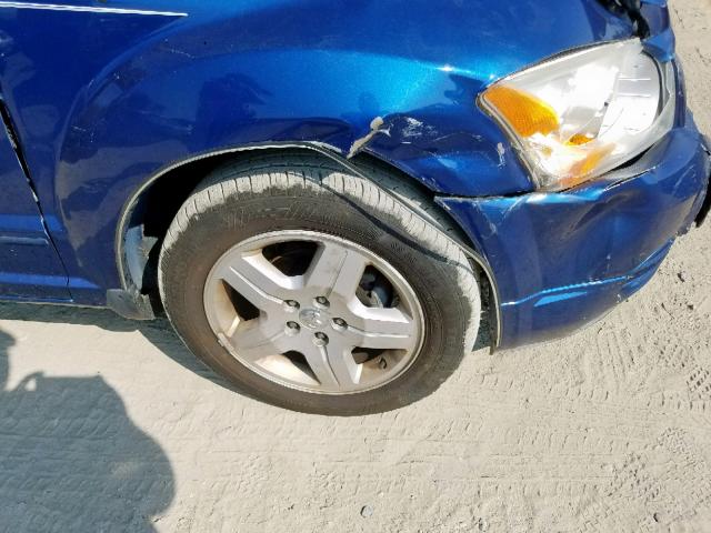 1B3HB48A79D213200 - 2009 DODGE CALIBER SX BLUE photo 9