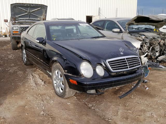 WDBLJ65G91F162774 - 2001 MERCEDES-BENZ CLK 320 BLACK photo 1