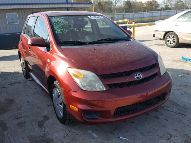 JTKKT604765001852 - 2006 TOYOTA SCION XA RED photo 1