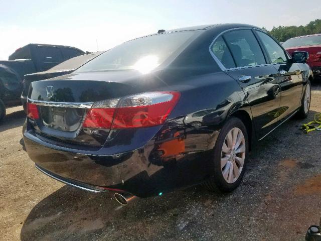 1HGCR3F83DA012727 - 2013 HONDA ACCORD EXL BLACK photo 4