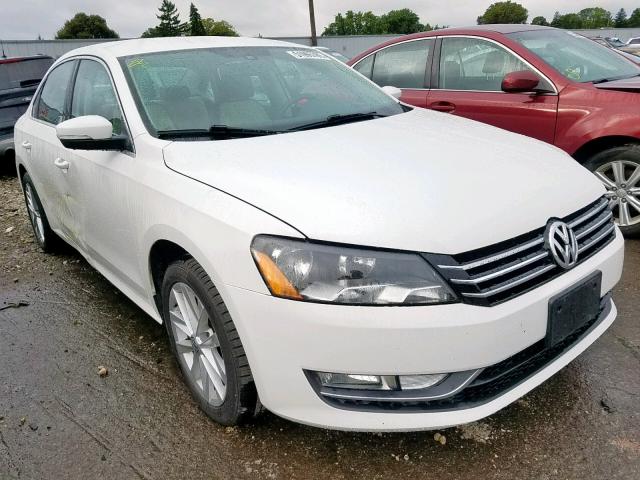 1VWBH7A3XDC080606 - 2013 VOLKSWAGEN PASSAT SE WHITE photo 1