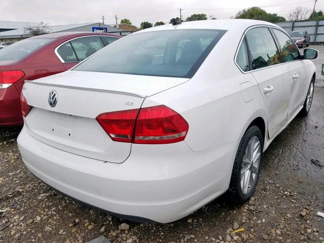 1VWBH7A3XDC080606 - 2013 VOLKSWAGEN PASSAT SE WHITE photo 4