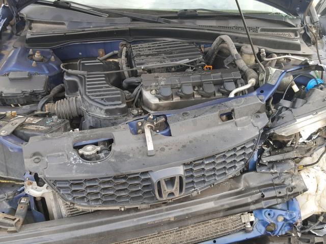 1HGEM22104L038572 - 2004 HONDA CIVIC DX V BLUE photo 7