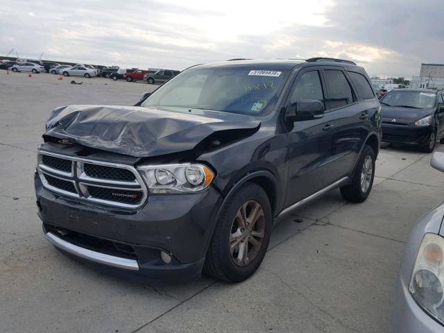 1D4RD4GGXBC692391 - 2011 DODGE DURANGO CR CHARCOAL photo 2