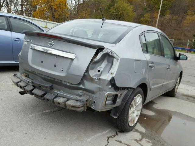 3N1AB6AP5BL665997 - 2011 NISSAN SENTRA 2.0 GRAY photo 4