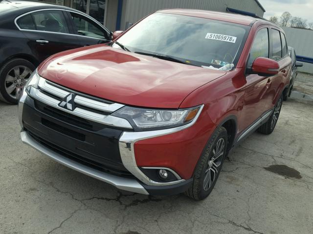 JA4AZ3A39JZ063156 - 2018 MITSUBISHI OUTLANDER RED photo 2