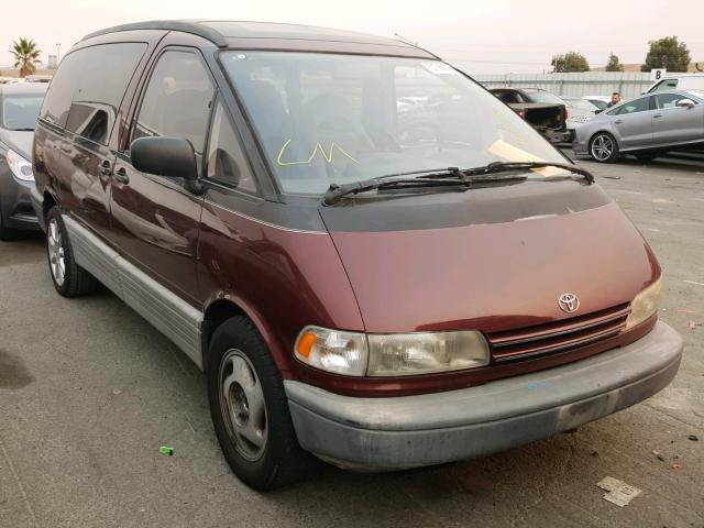 JT3AC12R0M0051683 - 1991 TOYOTA PREVIA LE BURGUNDY photo 1