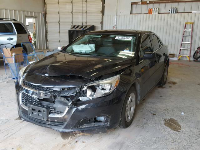 1G11B5SLXEF277139 - 2014 CHEVROLET MALIBU LS BLACK photo 2