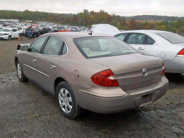 2G4WC582561213992 - 2006 BUICK LACROSSE C TAN photo 3