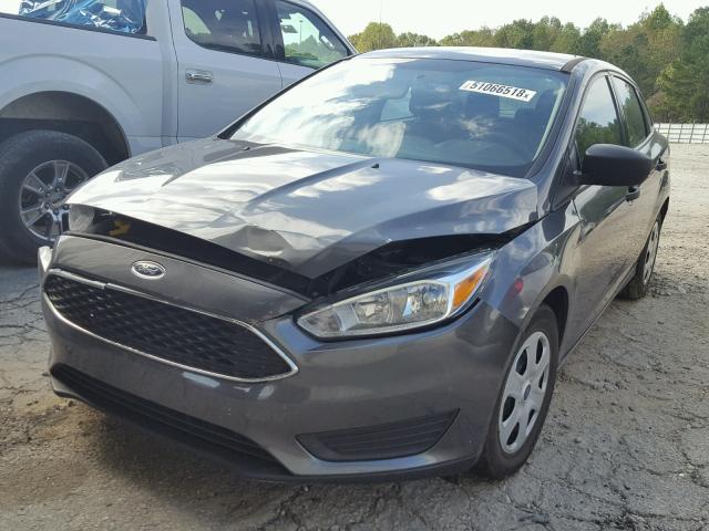 1FADP3E27GL241366 - 2016 FORD FOCUS S GRAY photo 2