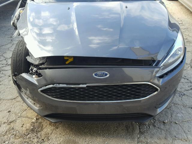 1FADP3E27GL241366 - 2016 FORD FOCUS S GRAY photo 7