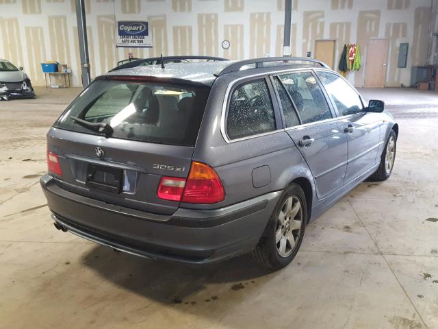 WBAEP33414PF04734 - 2004 BMW 325 XIT BLUE photo 4