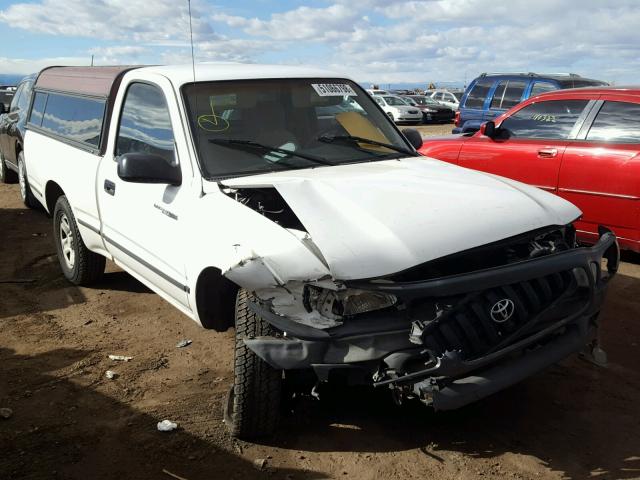 5TENL42N81Z811074 - 2001 TOYOTA TACOMA WHITE photo 1