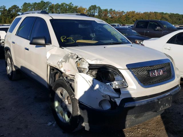 1GKKRPEDXBJ302688 - 2011 GMC ACADIA SLE WHITE photo 1