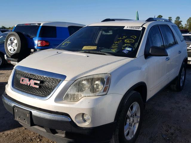 1GKKRPEDXBJ302688 - 2011 GMC ACADIA SLE WHITE photo 2