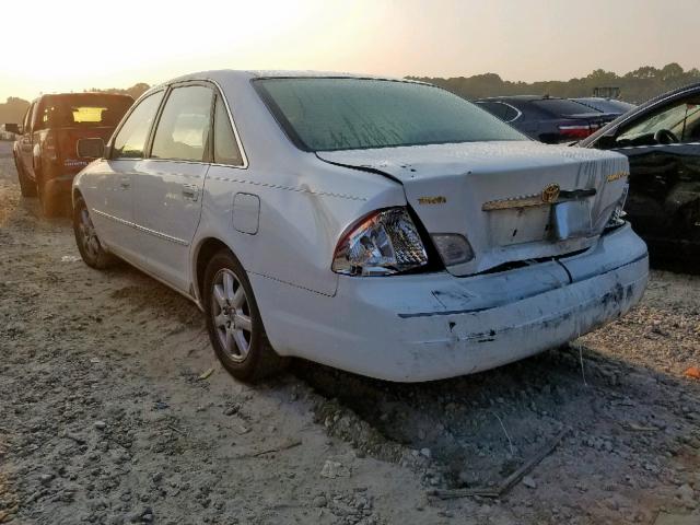 4T1BF28B81U146712 - 2001 TOYOTA AVALON XL WHITE photo 3