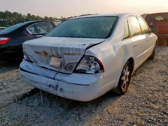 4T1BF28B81U146712 - 2001 TOYOTA AVALON XL WHITE photo 4