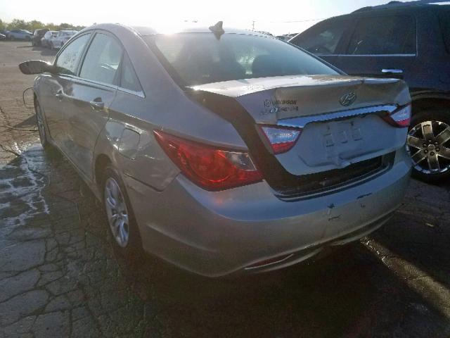 5NPEB4AC5BH233362 - 2011 HYUNDAI SONATA GLS TAN photo 3