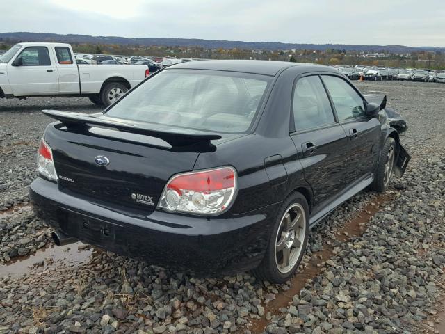 JF1GD74677G504417 - 2007 SUBARU IMPREZA WR BLACK photo 4