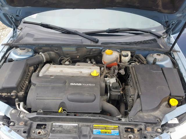 YS3FB49Y981137120 - 2008 SAAB 9-3 2.0T BLUE photo 7