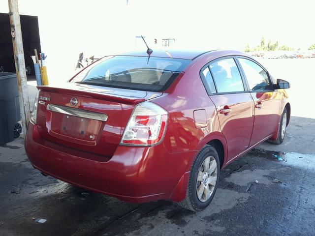 3N1AB6AP7CL648524 - 2012 NISSAN SENTRA 2.0 RED photo 4