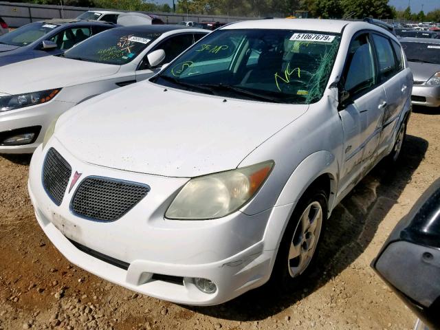 5Y2SL63895Z473662 - 2005 PONTIAC VIBE WHITE photo 2