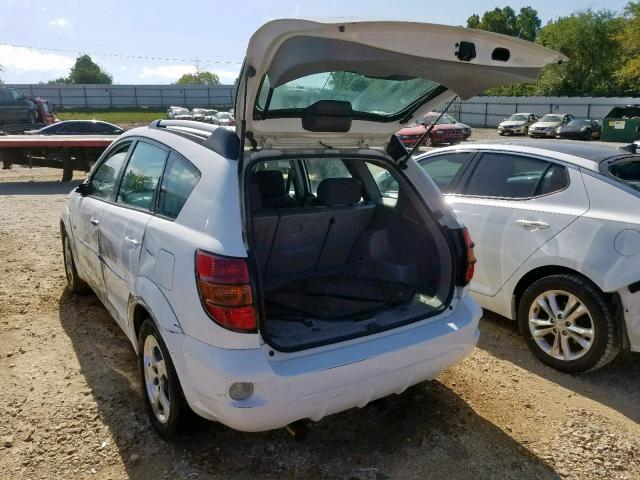 5Y2SL63895Z473662 - 2005 PONTIAC VIBE WHITE photo 3