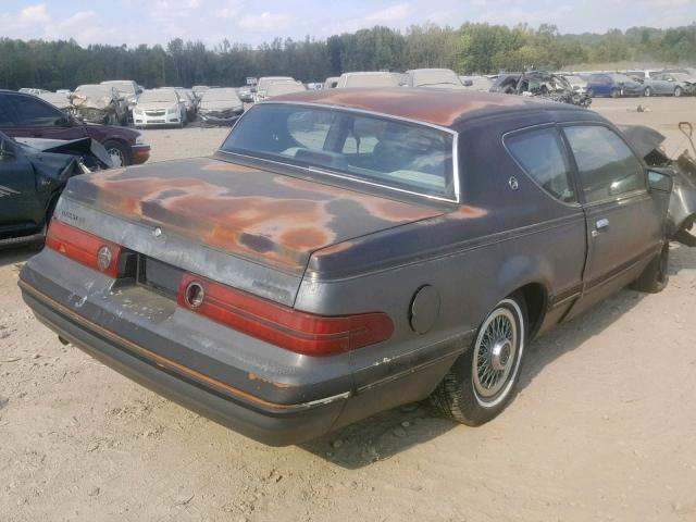 1MEBM6047JH675056 - 1988 MERCURY COUGAR LS GRAY photo 4