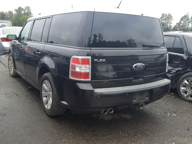 2FMGK5BC9BBD07693 - 2011 FORD FLEX SE BLACK photo 3