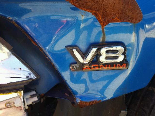 1B7GL2AN7YS671645 - 2000 DODGE DAKOTA QUA BLUE photo 10