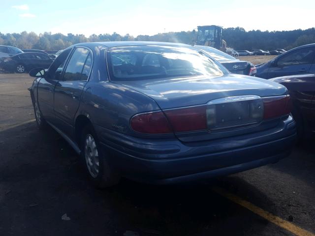 1G4HP54K214274247 - 2001 BUICK LESABRE CU BLUE photo 3