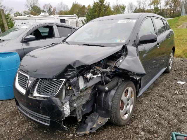 5Y2SP67829Z453256 - 2009 PONTIAC VIBE BLACK photo 2