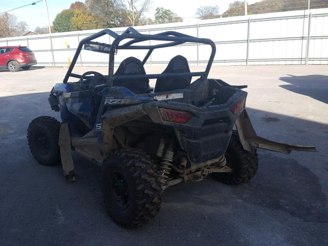 3NSVBE871GF444691 - 2016 POLARIS RZR S 900 BLUE photo 3