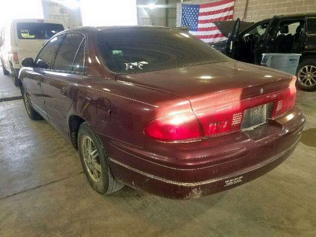 2G4WB55K321231912 - 2002 BUICK REGAL LS RED photo 3