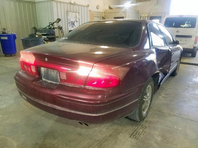 2G4WB55K321231912 - 2002 BUICK REGAL LS RED photo 4