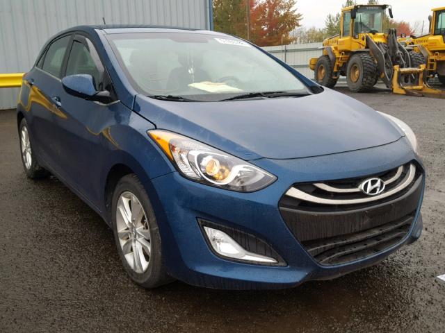 KMHD35LH5EU174455 - 2014 HYUNDAI ELANTRA GT BLUE photo 1